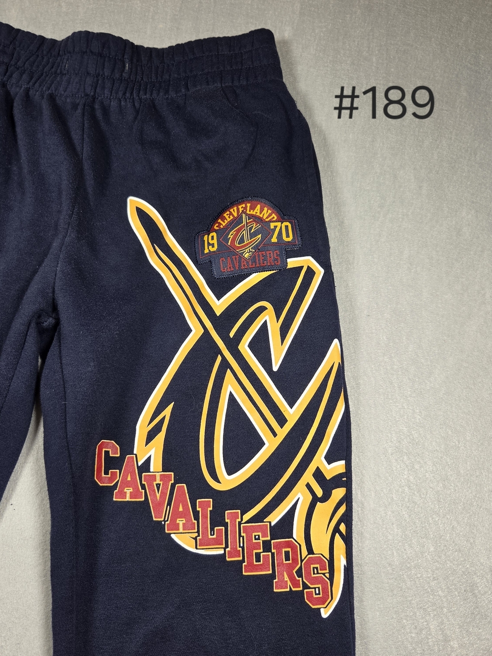 UNK NBA Cleveland Cavaliers Midnight Navy Fleece Joggers